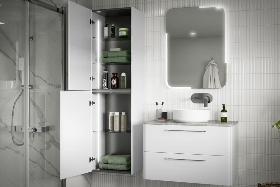 consumers bathroom cabinets