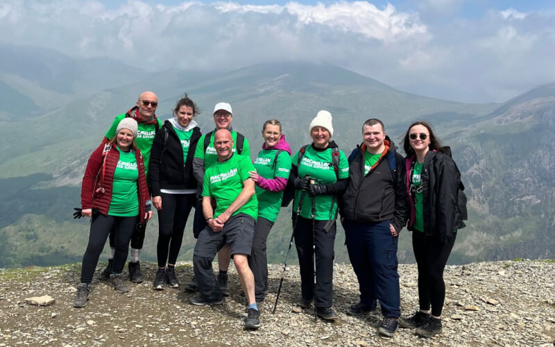 hiked to the summit of Mount Snowdon