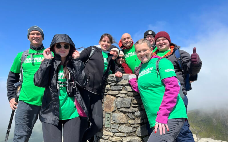 hiked to the summit of Mount Snowdon