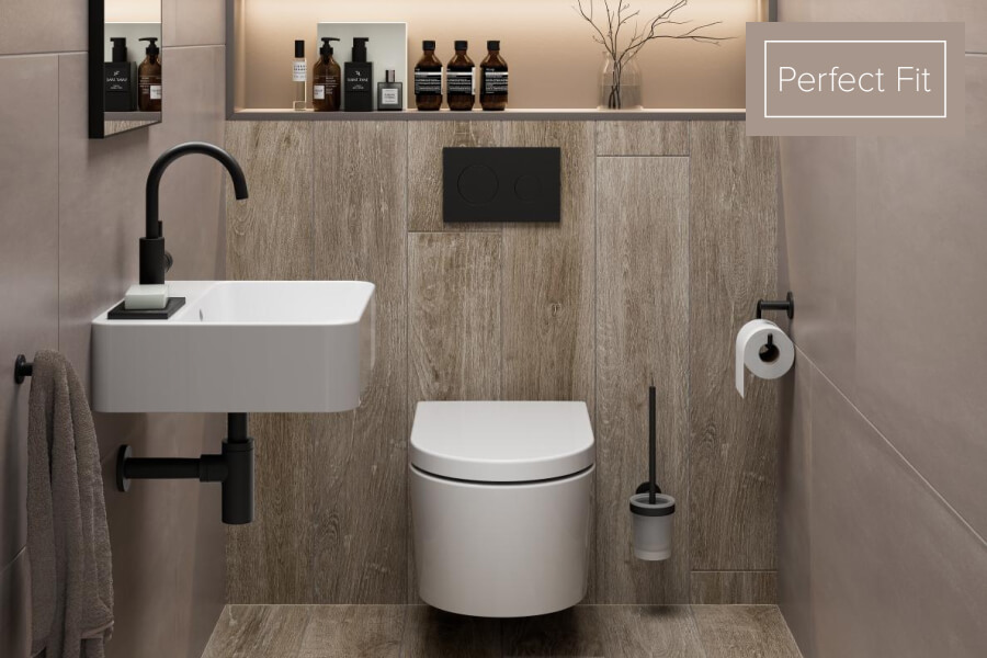 Perfect Fit from Lenz – The Perfect Solution for the Modern Guest Bathroom