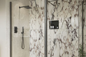 New Gunmetal Finish Brings On-Trend Contrast to Bathrooms to Love™