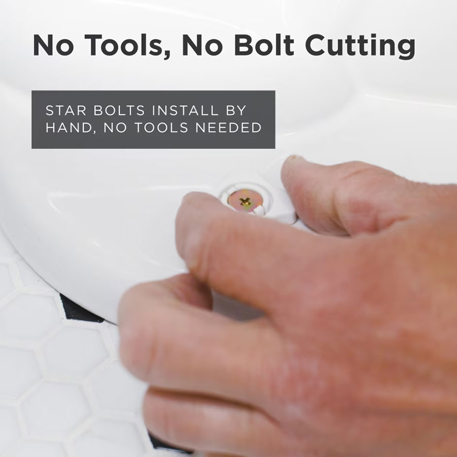 ReadySet™ Universal Toilet Bowl Installation Kit -4