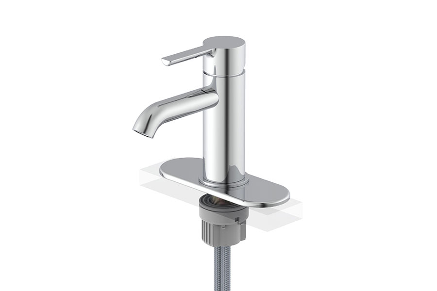 Twist+Fix Lavatory Faucet Installation System-1