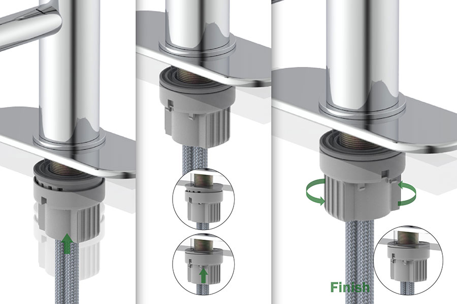 Twist+Fix Lavatory Faucet Installation System-2