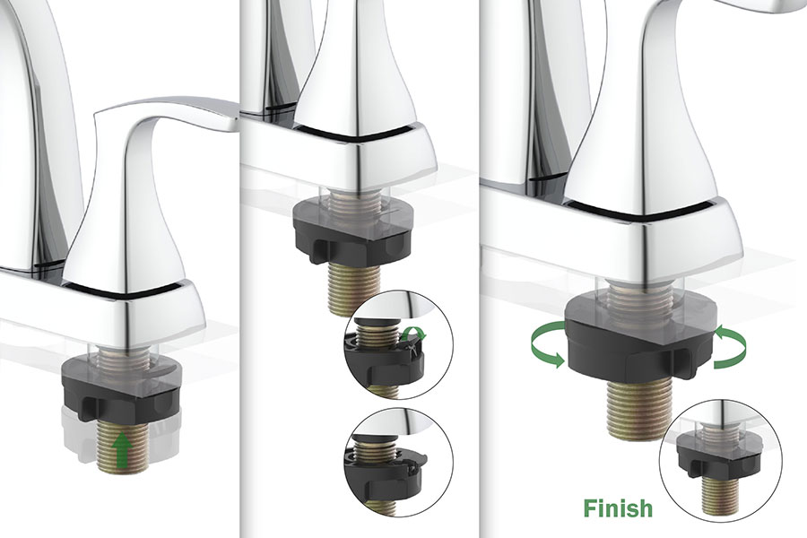 Twist+Fix Lavatory Faucet Installation System-3